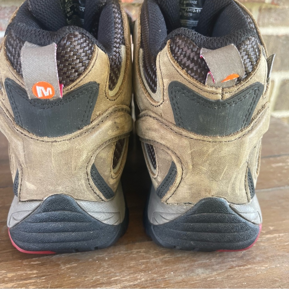 Merrell Women’s Moab 2 Mid, Waterproof Hiking Boots, Size 6, Steel‎ Toe sb3 - Picture 10 of 15